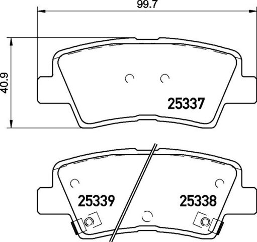 P30094 BREMBO Задние тормозные колодки купить в Павлоград