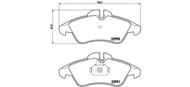 BREMBO P50080 Передние тормозные колодки в наличии Чернигов