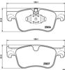 Тормозные колодки P61116 BREMBO