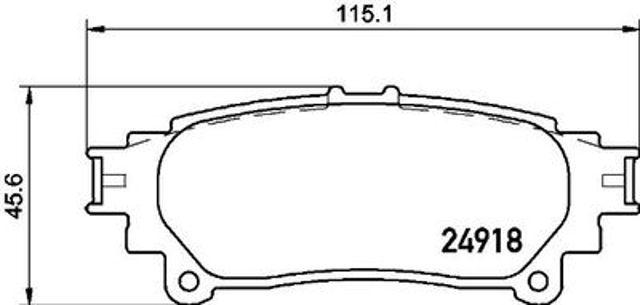 P83152 BREMBO Колодки тормозные задние дисковые купить в Запорожье