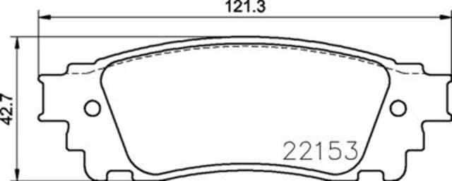 BREMBO P83166 Задние тормозные колодки в наличии Черкассы
