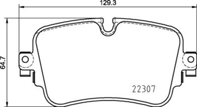 BREMBO P85161 Колодки тормозные задние дисковые в наличии Днепр