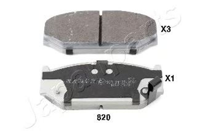 Комплект тормозных колодок, дисковый тормоз PA820AF