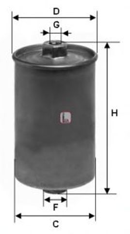 Топливный фильтр S1507B