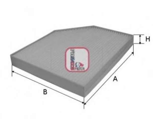 Фильтр воздушный отопителя S3153C SOFIMA
