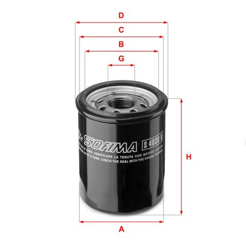 SOFIMA S4030R Фильтр масляный в наличии Тернополь