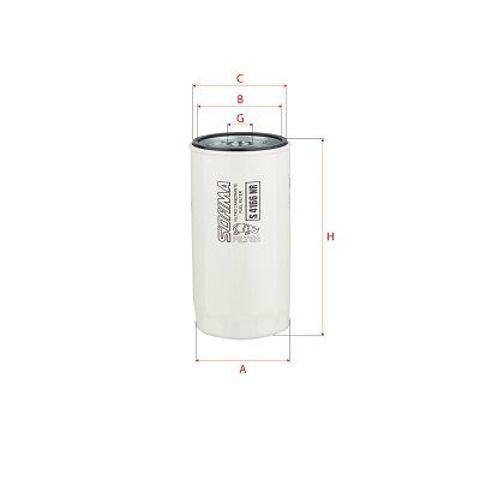 Фильтр-отстойник топлива грубой очистки S4166NR SOFIMA