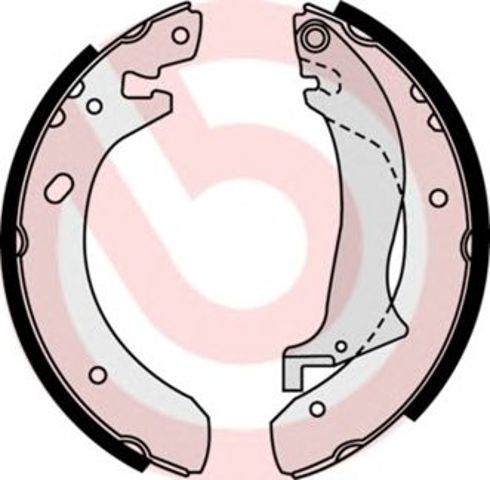 Задние барабанные колодки S44504 BREMBO