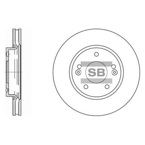 Гальмівний диск SD1019