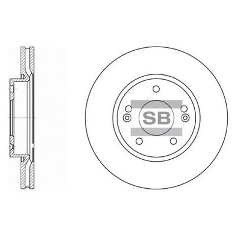 SD1036 Передние тормозные диски купить Тернополь