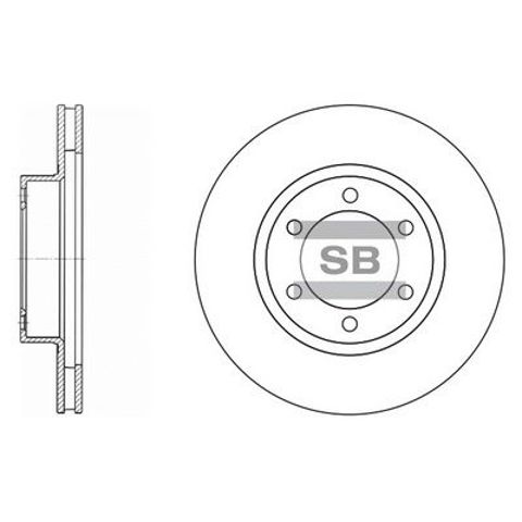 Тормоз дисковый передний SD4004 SANGSIN