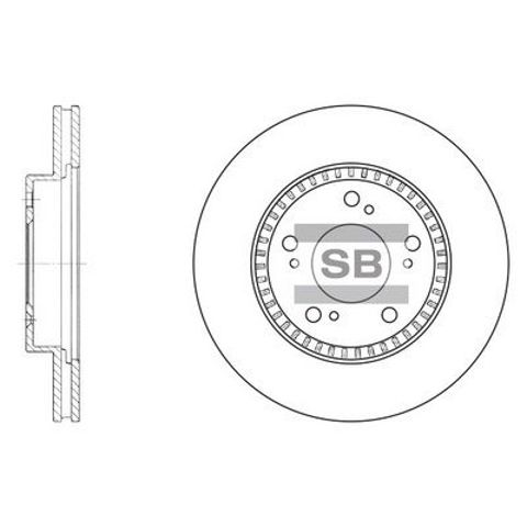 Передний тормозной диск SD4101 SANGSIN