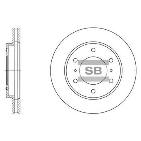 Гальмівний диск SD4306