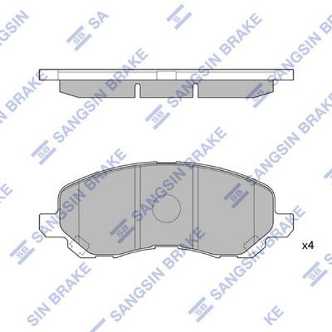 Колодки передние SP1360 SANGSIN