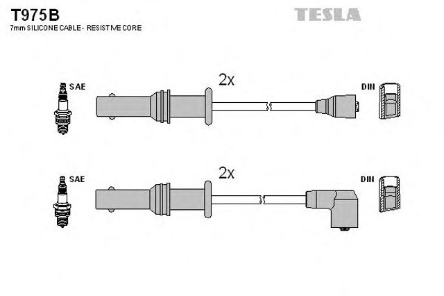 Провода высоковольтные T975B