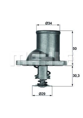 Авто термостат TI183 MAHLE