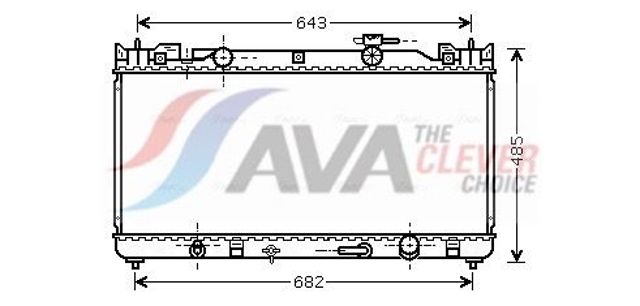 Радиатор водяной TO2282 AVA