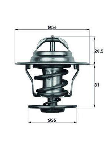 MAHLE TX1584D Термостат в наличии Черкассы