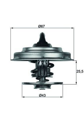 MAHLE TX1887D Термостат в наличии Киев