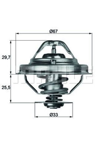 TX3880D MAHLE Термостат купить в Николаев