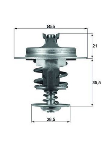 Термостат в корпусе TX6783D MAHLE