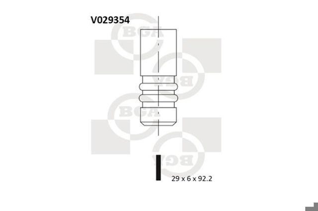 Выпускной клапан V029354