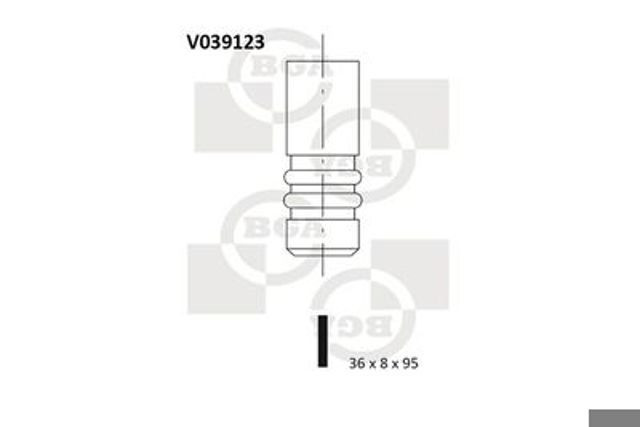 Впускной клапан V039123