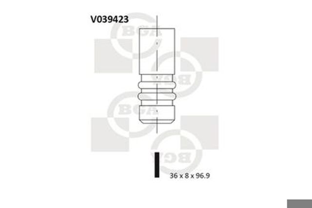 Впускной клапан V039423