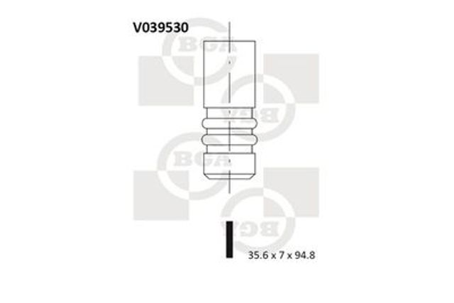 Впускной клапан V039530