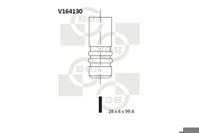 Впускной клапан V164130