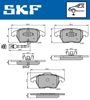 Колодки VKBP80007E SKF