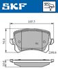 Колодки тормозные задние, дисковые VKBP90023 SKF