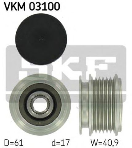 SKF VKM03100 Шкив генератора в наличии Каменское