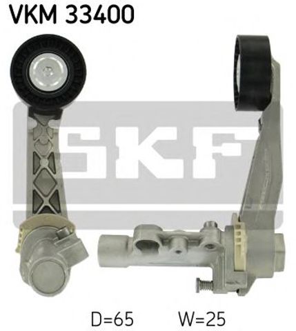 Натяжной ролик, поликлиновой  ремень VKM33400