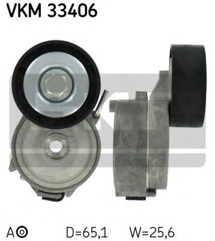 Натяжной ролик, поликлиновой  ремень VKM33406