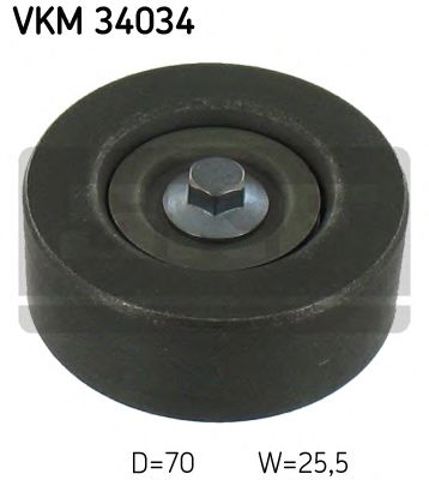 Паразитный / ведущий ролик, поликлиновой ремень VKM34034