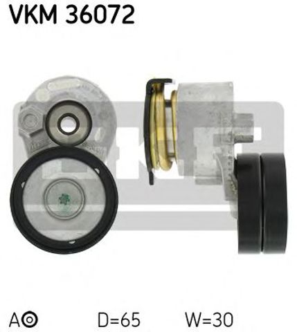 Натяжной ролик, поликлиновой  ремень VKM 36072