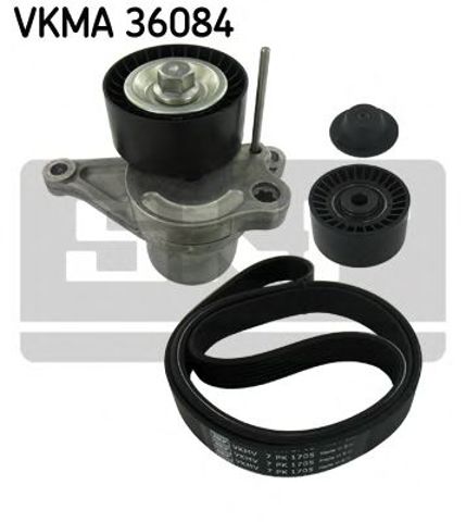 Поликлиновой ременный комплект VKMA36084