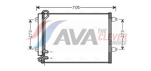 VNA5225D AVA Радиатор кондиционера купить в Украина