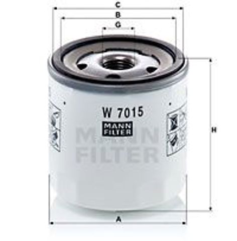 W7015 MANN Масляный фильтр купить в Львов