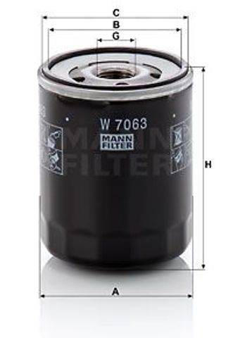 W7063 MANN Масляный фильтр купить в Запорожье