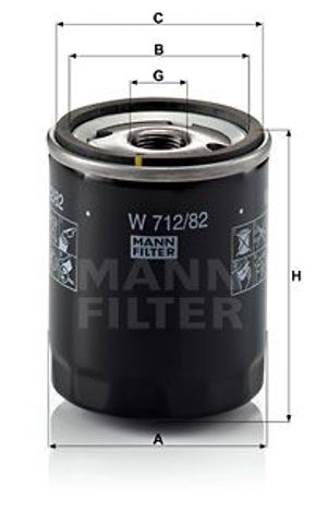 W71282 MANN Масляный фильтр купить в Кривой Рог