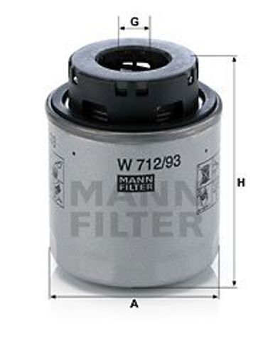 W71293 Фильтр масляный купить Винница