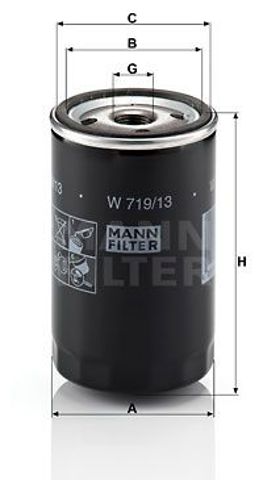 W71913 MANN Масляный фильтр купить в Полтава