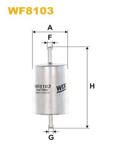 Фильтр топливный WF8103 WIX