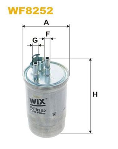 WIX WF8252 Фильтр топливный в наличии Чернигов