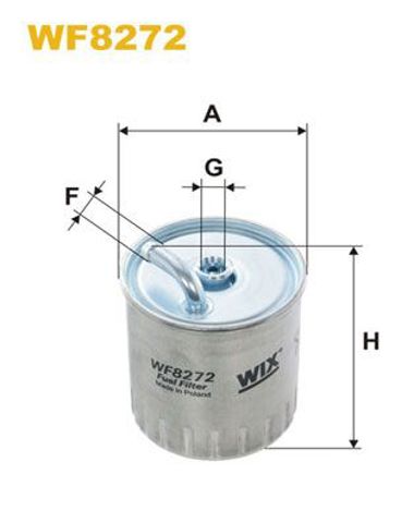 WF8272 Фильтр топливный купить Сумы