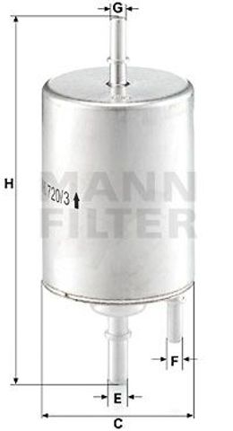 MANN WK7203 Фильтр топливный в наличии Черновцы