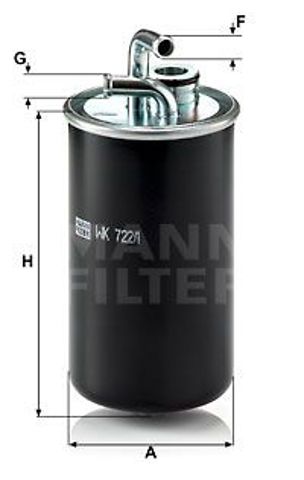 MANN WK7221 Топливный фильтр в наличии Черновцы