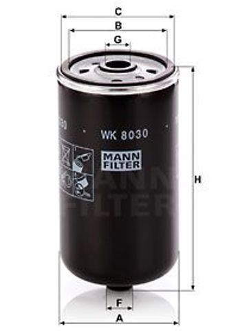 Топливный фильтр WK 8030